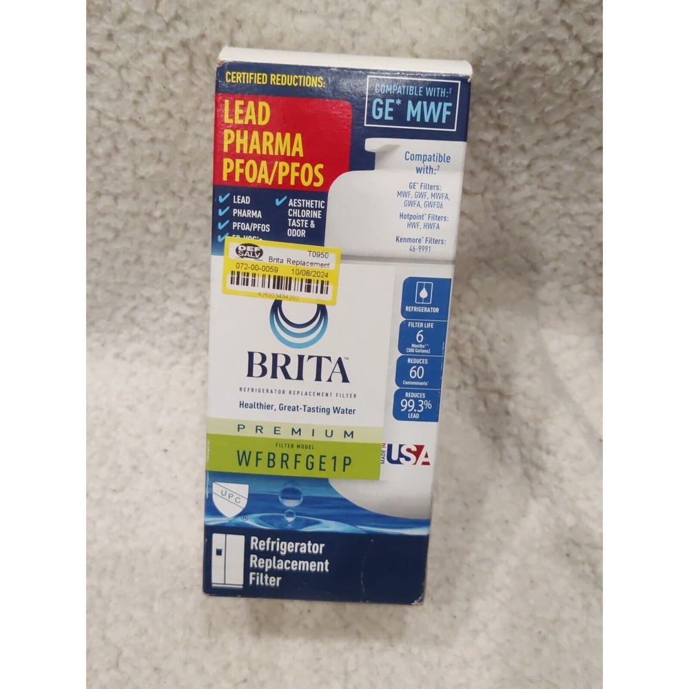 Brita Refrigerator Replacement‎ Filter, Model WFBRFGE1P - Brand New